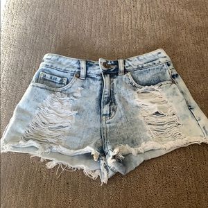 ripped shorts